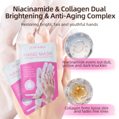 Wholesale Natural Skin Care Moisturizing Peeling Gloves Repairing Hand Mask Hand Sheet Mask Beauty Goat Milk Hand Mask