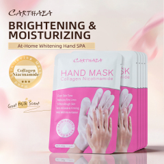 Wholesale Natural Skin Care Moisturizing Peeling Gloves Repairing Hand Mask Hand Sheet Mask Beauty Goat Milk Hand Mask