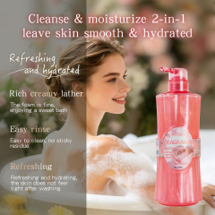 New Products Body Wash Natural Fruits Acid Extract Hydrating Nourishing Skin Care Dream Shimmer Scented Shower Gel