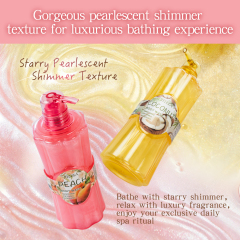 New Products Body Wash Natural Fruits Acid Extract Hydrating Nourishing Skin Care Dream Shimmer Scented Shower Gel