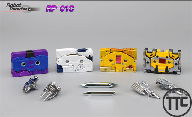 【PRE-ORDER】Robot Paradise RP-01C Tape set | Buzzsaw & Overkill & Autoscout & Slugfest