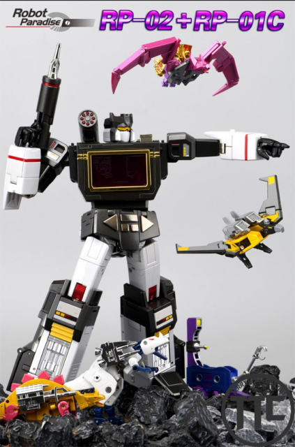 【PRE-ORDER】Robot Paradise RP-02 Acoustic Wave & Night Bat | Soundblaster & Ratbat