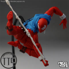 Mess Toys Spider-Man Scarlet Hero Blue Cloth Battle Suit