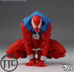 Mess Toys Spider-Man Scarlet Hero Blue Cloth Battle Suit