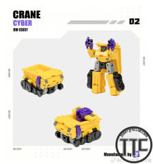 【PRE-ORDER】Dr.Wu ES03Y~ES08Y Cyber Assembly | Devastator G2 set of 6