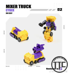 【PRE-ORDER】Dr.Wu ES03Y~ES08Y Cyber Assembly | Devastator G2 set of 6