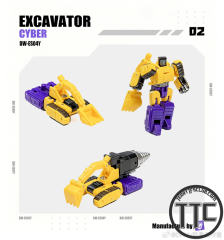 【PRE-ORDER】Dr.Wu ES03Y~ES08Y Cyber Assembly | Devastator G2 set of 6