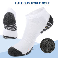 EALLCO 10 Pack Men's Athletic Ankle Socks Cushion Low Cut Running Socks for Men