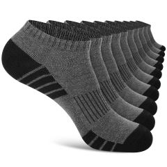 EALLCO 10 Pack Men's Athletic Ankle Socks Cushion Low Cut Running Socks for Men