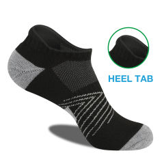 EALLCO Men's Athletic Ankle Socks Mens Cushioned Breathable Low Cut Socks 6 Pairs