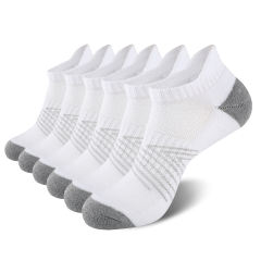 EALLCO Men's Athletic Ankle Socks Mens Cushioned Breathable Low Cut Socks 6 Pairs