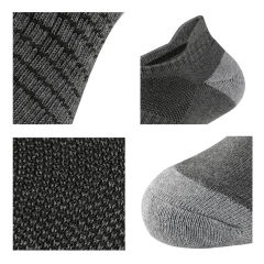 EALLCO Men's Athletic Ankle Socks Mens Cushioned Breathable Low Cut Socks 6 Pairs