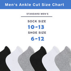 EALLCO Men's Athletic Ankle Socks Mens Cushioned Breathable Low Cut Socks 6 Pairs