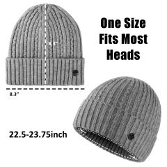 EALLCO Knit Beanie Hats for Men Women Winter Slouchy Hats Warm Classic Daily Cuffed Skull Caps