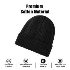 EALLCO Knit Beanie Hats for Men Women Winter Slouchy Hats Warm Classic Daily Cuffed Skull Caps