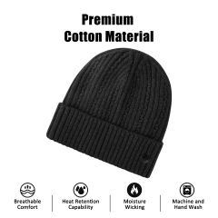 EALLCO Knit Beanie Hats for Men Women Winter Slouchy Hats Warm Classic Daily Cuffed Skull Caps