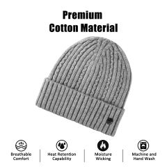 EALLCO Knit Beanie Hats for Men Women Winter Slouchy Hats Warm Classic Daily Cuffed Skull Caps