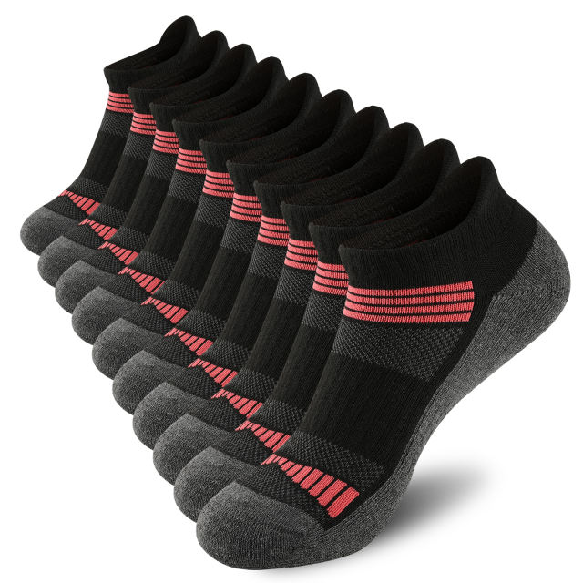 Womens Socks 10 Pairs EALLCO Socks Womens Cushioned Ankle Socks