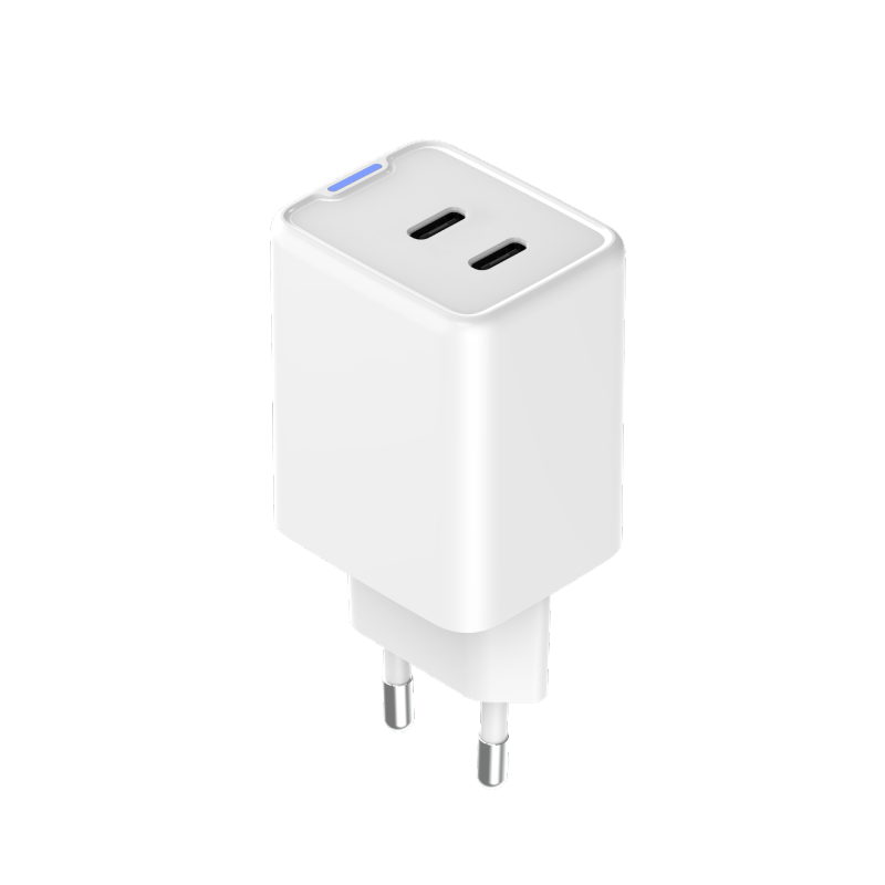 Zonhop GaN Mini 45W Type-C+ Type-C 2 Ports PD Wall Charger For Phone