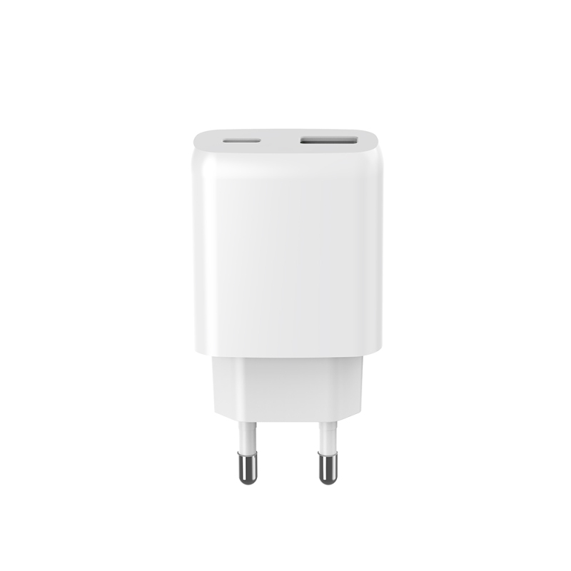 Zonhop GaN Ultrathin 30W Type-C+USB A 18W 2 PortS PD Wall Charger For Phone
