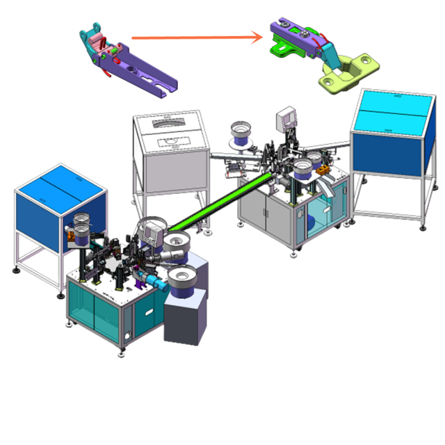 261 Normal Cabinet Hinge Automatic Assembly Machine Line