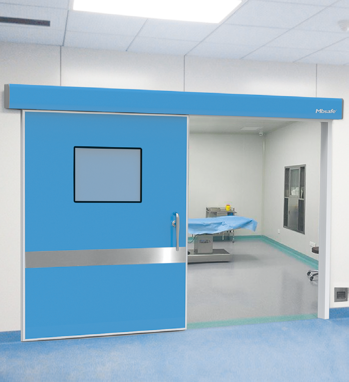 Hermetic Sliding Door With Vision Panel Automatic CT Room Lead Door For