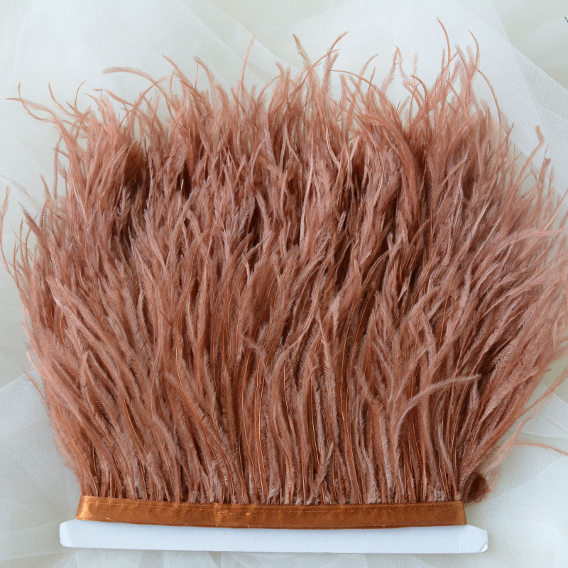 RL-OS01 Ostrich Fringe Feather Trim 34 Colours 1 Meter