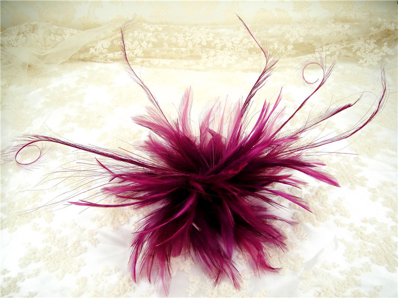 RM902 Feather Mount Goose Feather Millinery Fascinators Hat Handcraft Headress