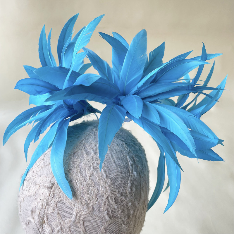 RM1706 Feather Mount Goose Feather Millinery Fascinators Hat Handcraft Headress