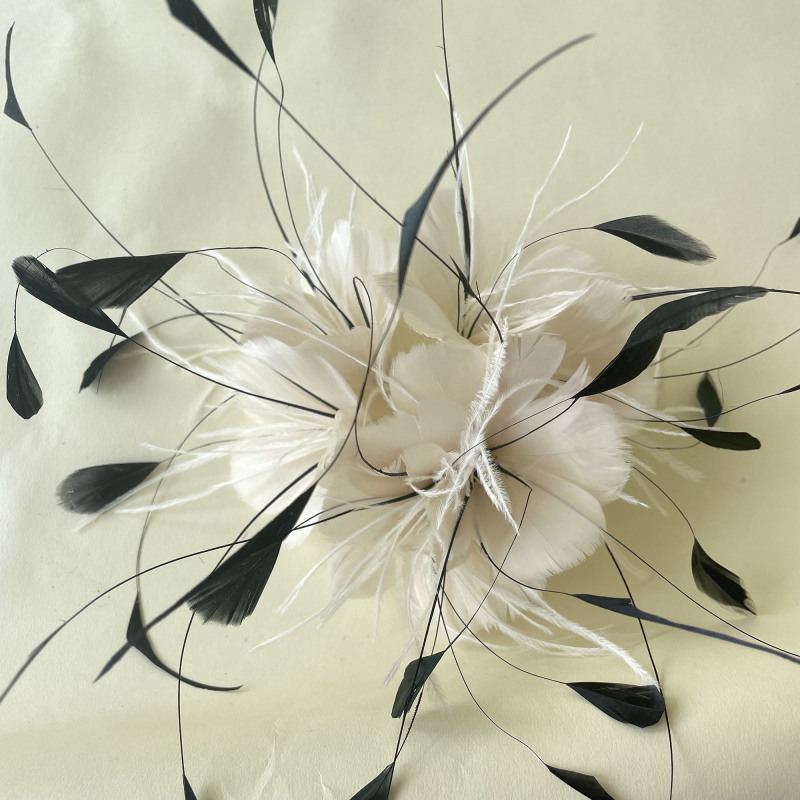 RM1702 Feather Mount Goose Feather Millinery Fascinators Hat Handcraft Headress