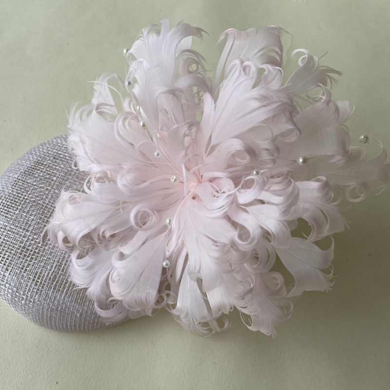 RB056 Feather Flower Millinery Fascinators Hat Handcraft Headress