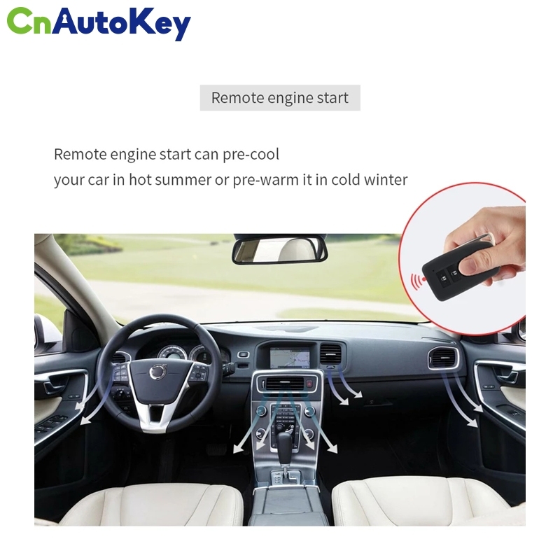 CNP162  EASYGUARD remote starter CAN BUS plug &amp; play car alarm fit for Lexus ES300H Hybrid ES200 2014-18 with factory start stop button
