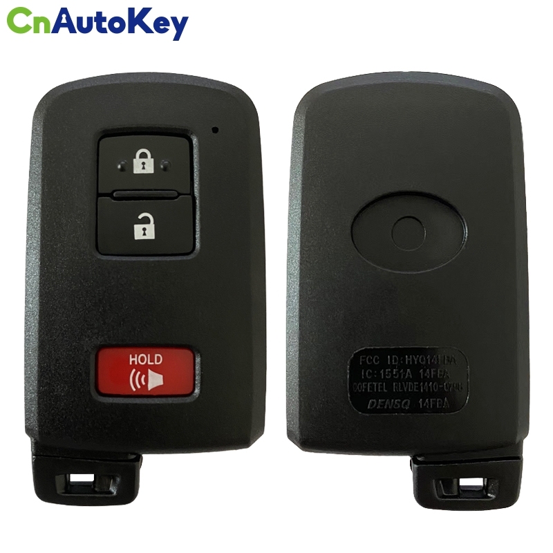 CN007145 2012-2019 For Toyota Prius RAV4  3- Button Smart Key  312MHZ PN 89904-52290  HYQ14FBA (G Board 0020)