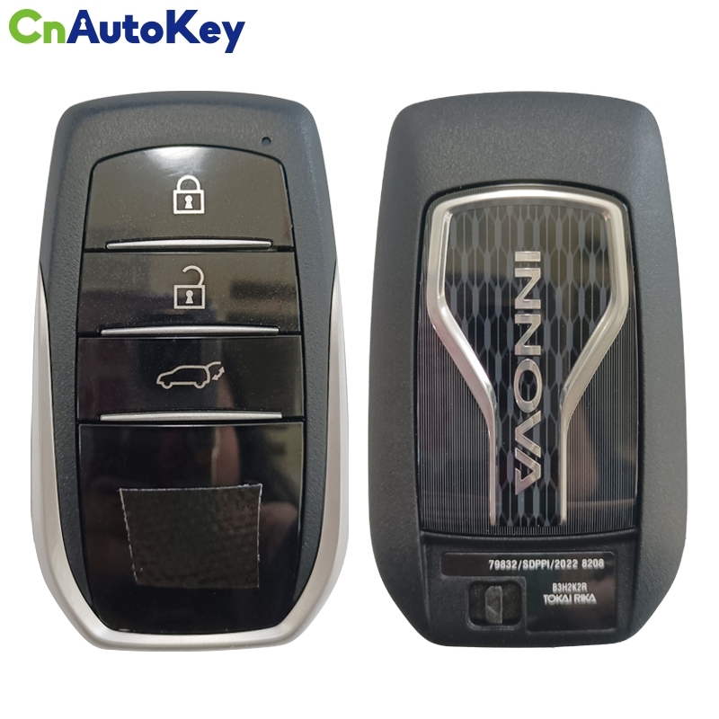 CN007301 For 2023 Toyota Innova Original Smart Remote Key 3 Buttons 433MHz B3H2KR2 4A Chip