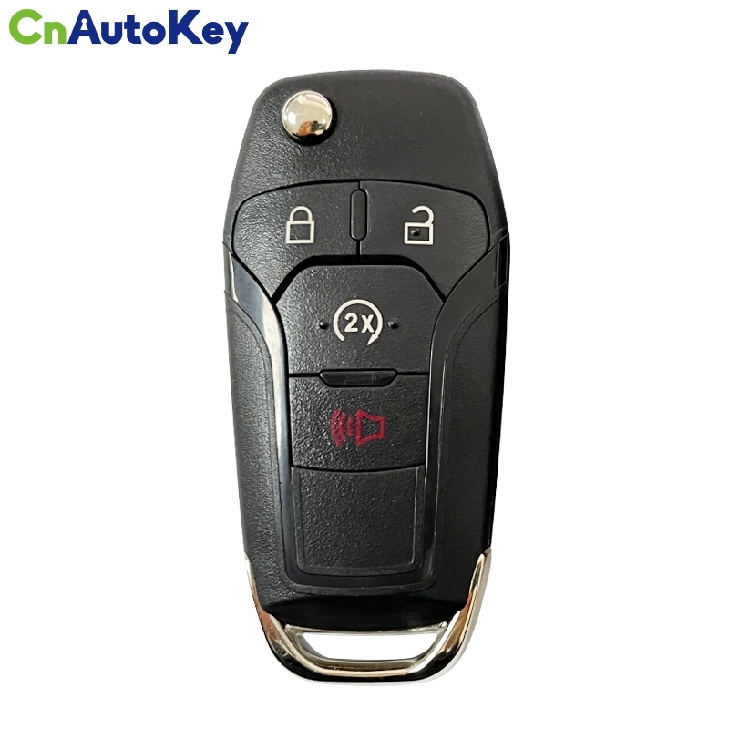 CN018081 2015 Ford F150 (4 Btn Flip Key Remote) Strattec 5923694, HU101, 2 Track, 902mhz