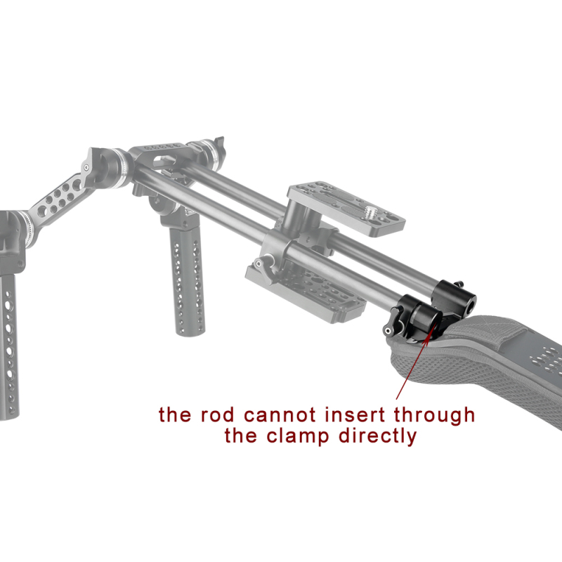 Niceyrig 15mm rod clamp for shoulder rig