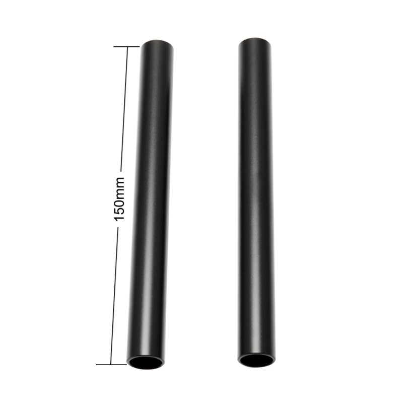 NICEYRIG 15mm Rods Aluminum Alloy Rail 6 inch Long