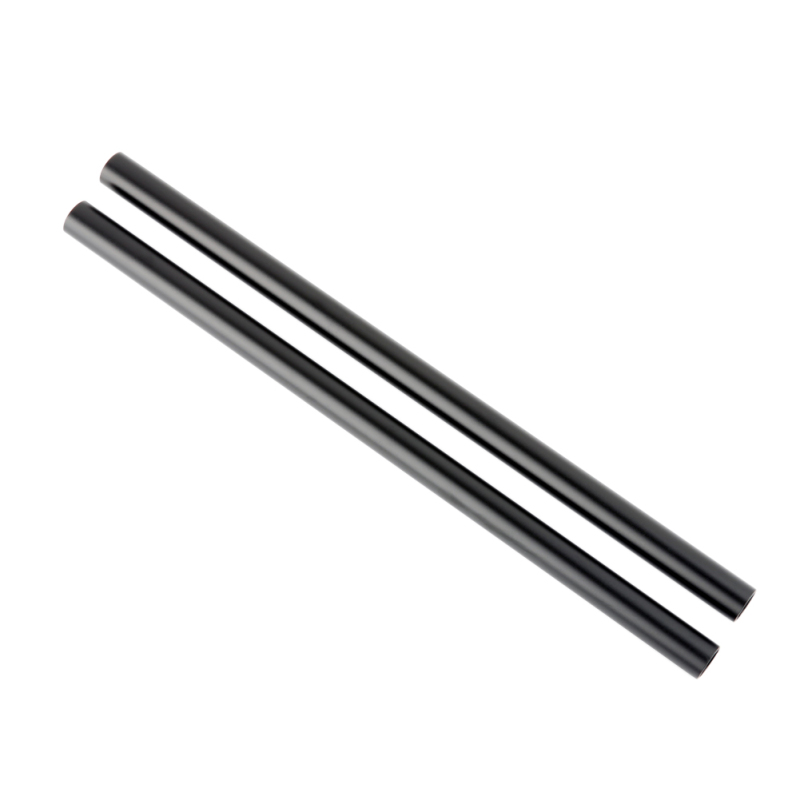 NICEYRIG 15mm Black Aluminum Alloy Rod 30cm/12 inch Long