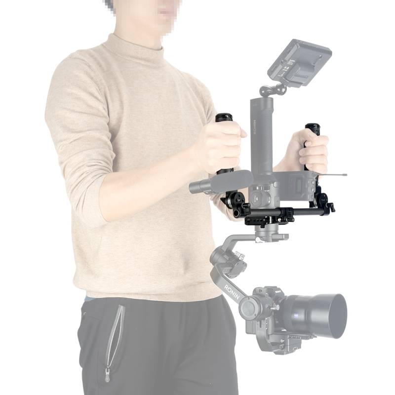 Niceyrig Camera ARRI Rosette Handgrip with 15mm Carbon Fiber Rod