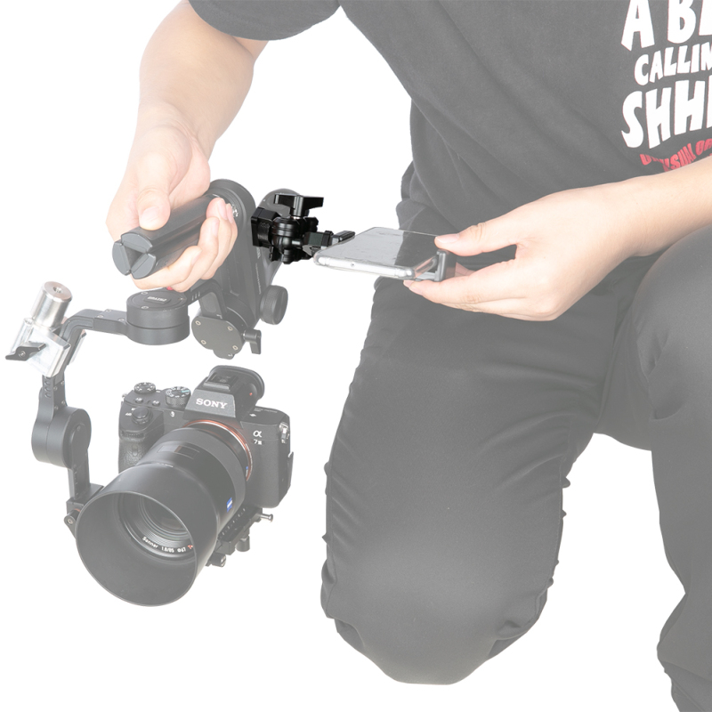 Niceyrig Magic Arm with Double Ballheads ( 1/4" Screw) For zhiyun crane 3 Lab /crane 2s/Weebill Lab