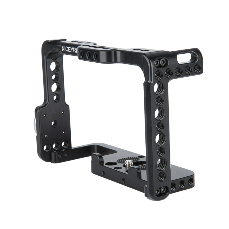 NICEYRIG Cage for Sony A7RIV/A7M3/Aette 7III /A7RIII/ A7II/ A7RIII/ A7RIV/ A7SII/ A9/ A9II/A7M4/A7IV Camera with HDMI Lock Cable Clamp