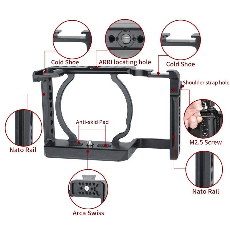 Niceyrig Camera Cage for Sony A6600