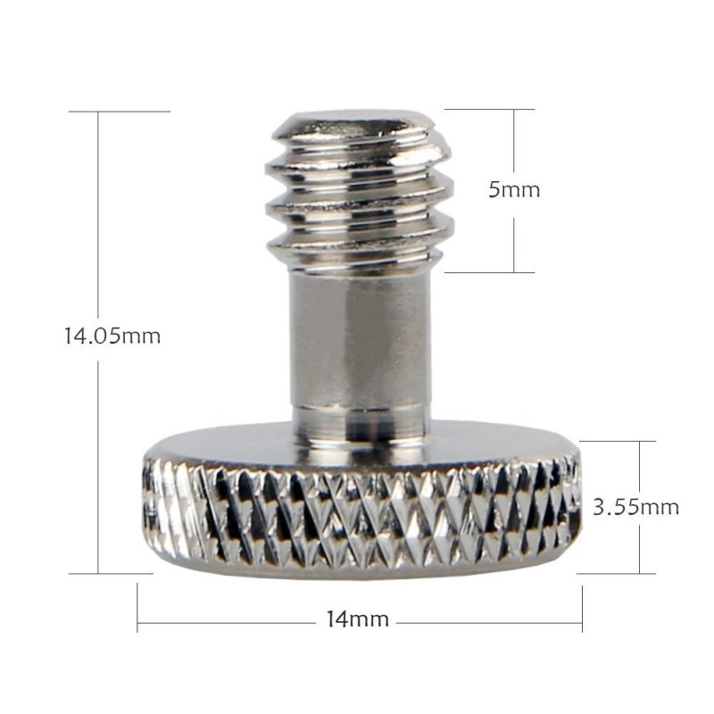NICEYRIG 1/4 Inch Camera Quick Release Screw Tripod Screw Adapter Connecter DSLR Camera Rig Accessories