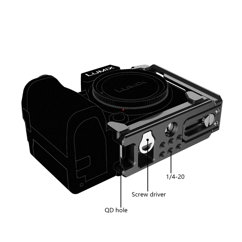 Niceyrig L-bracket for Panasonic Lumix S5 Camera