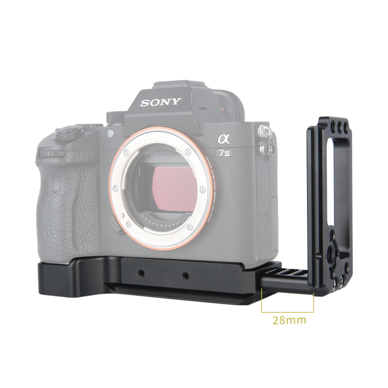 Niceyrig L Bracket for Sony A7RIII / A7III /A7RII/ A7SII/A7II/ A9 with Built-in Quick Release Plate