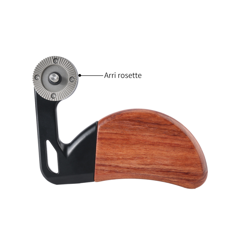 Niceyrig (Right) Wooden Side Handle with Arri Rosette Mount