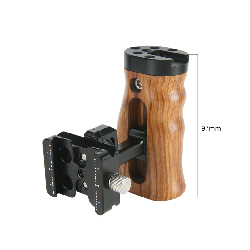 Niceyrig Wooden Side Handle with Arca Quick Release Clamp