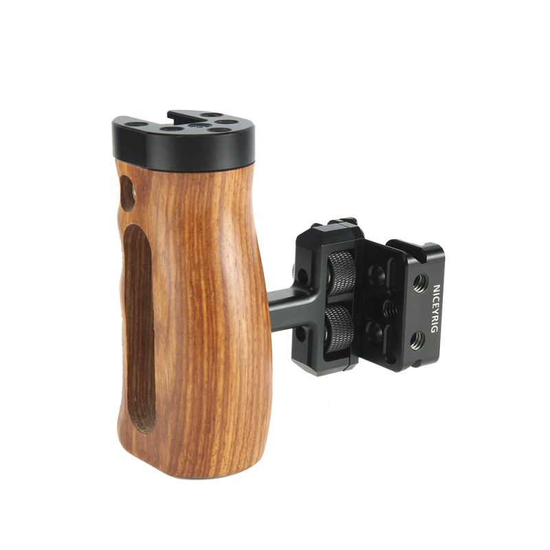 Niceyrig Wooden Side Handle with Arca Quick Release Clamp