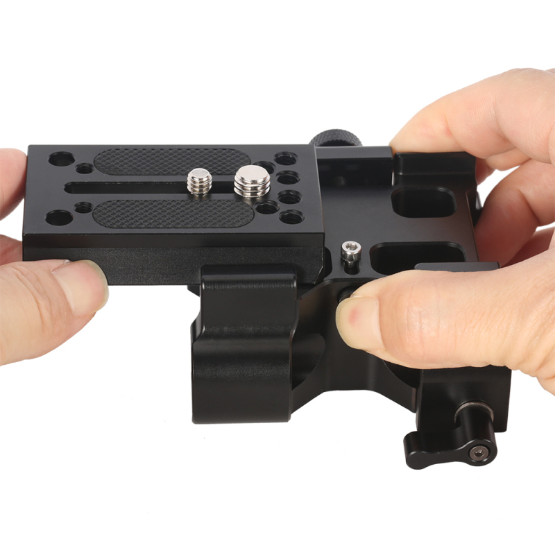 Niceyrig QR Manfrotto Plate Kit with 15mm Dual Rod Clamp