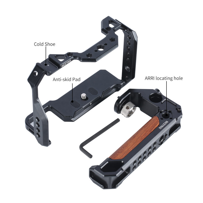 Niceyrig Camera Cage Kit for Sony Alpha 7IV/Alpha 7SIII/A7M4/A7S3